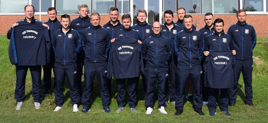 Neue Trainingsanzüge für den TSV Frisch Auf Timmerlah sponsored by Netzlink