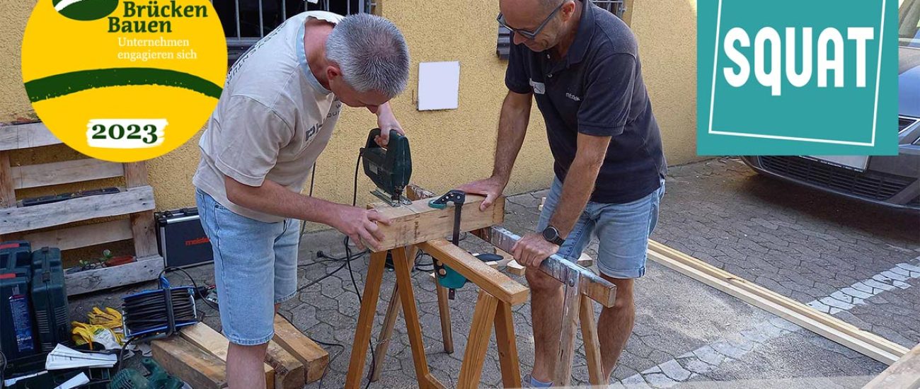 Netzlink-Team engagiert bei "Brücken bauen 2023" im SQAT Braunschweig