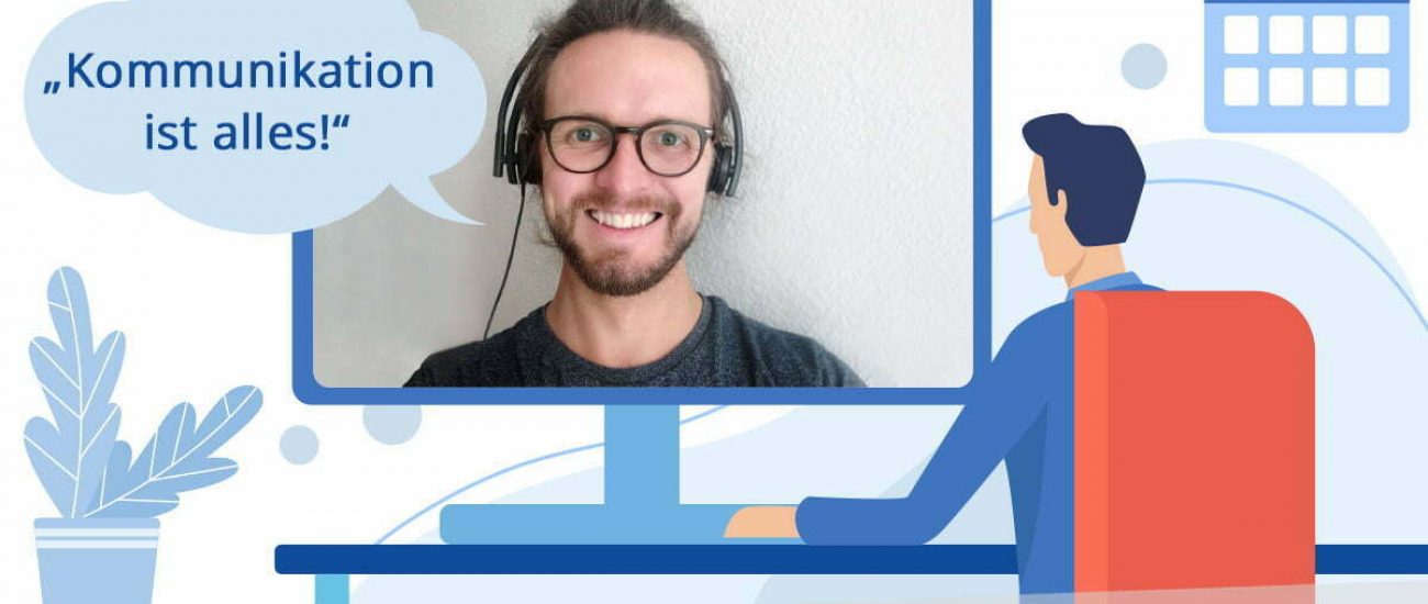 Jan in der Netzlink Unternehmenskommunikation